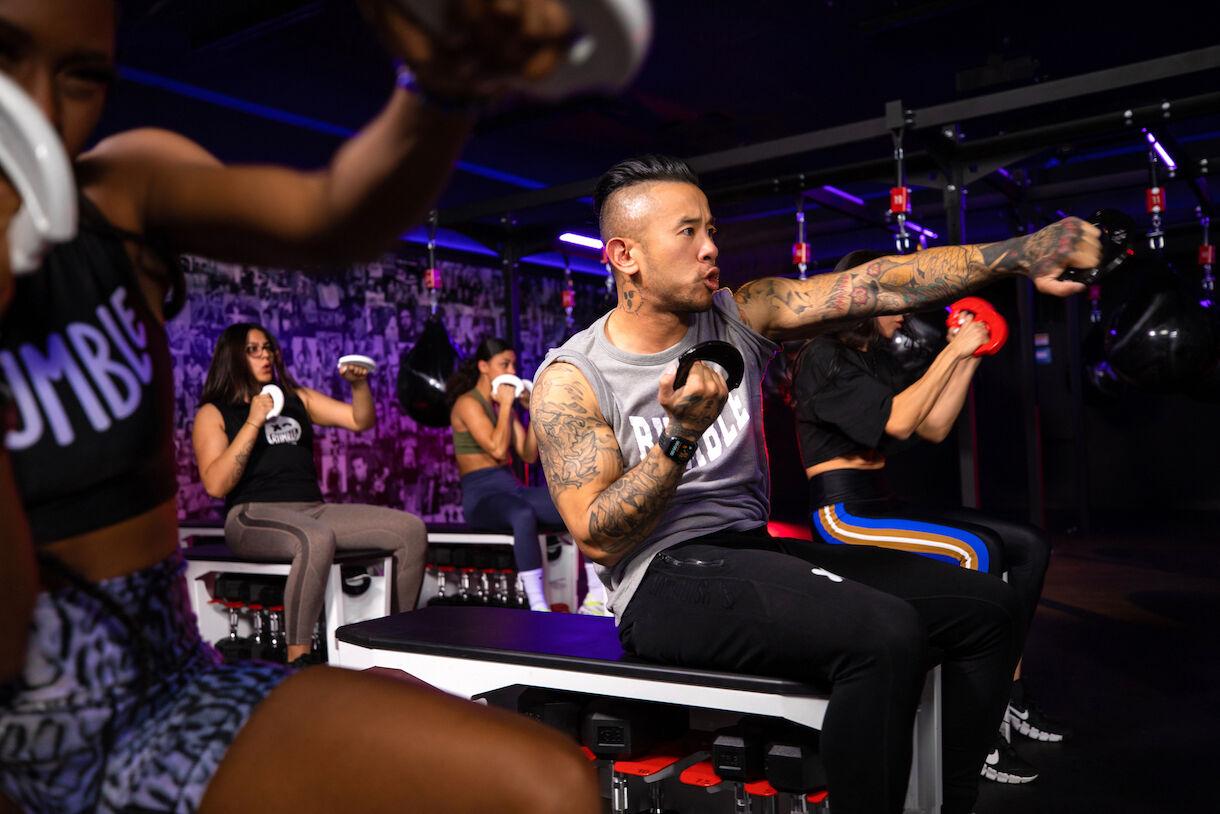 boxing_on_a_bench